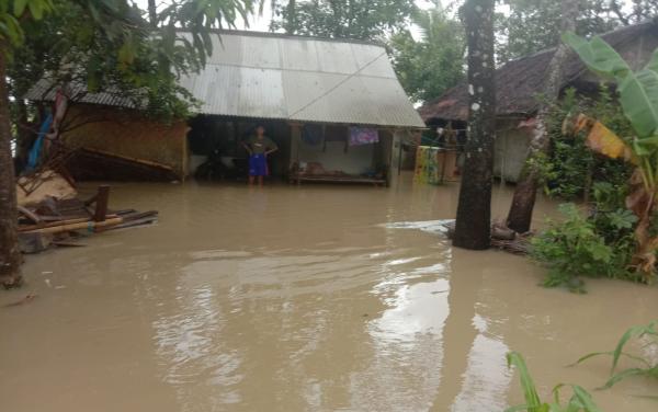 Dihantam Hujan Deras, 4 Kampung di Kecamatan Patia Dikepung Banjir