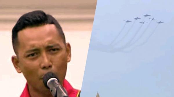 Sosok I Putu Satrya Kedaton, MC Keren yang Memadu Penampilan Aerobatic Jupiter dalam HUT ke-77 TNI