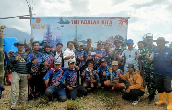 Dulang Fishing Tournament 2 dalam Rangka HUT TNI ke 77 Sukses Digelar, Tim GMM Mamasa Berhasil Juara