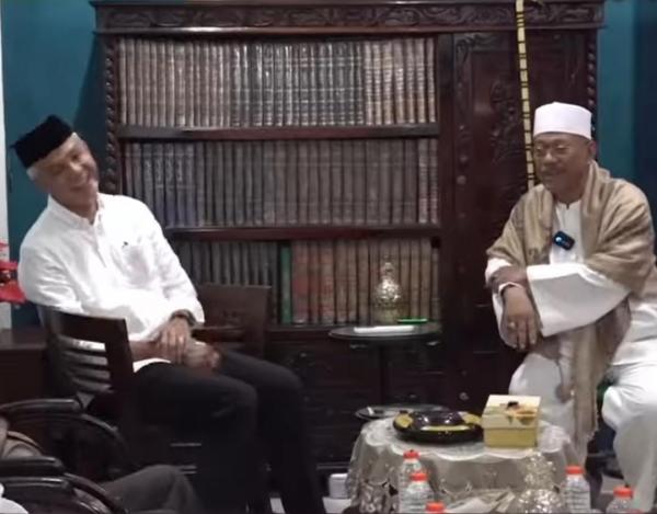 Ganjar Pranowo Silaturahmi dengan Puang Makka di Makassar