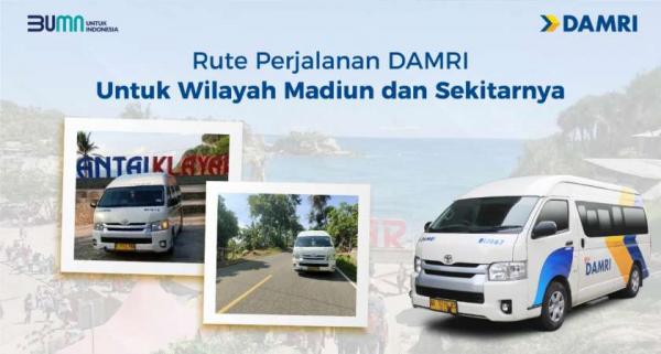 Jadwal dan Rute DAMRI Madiun, Bisa Berwisata dari Telaga Ngebel sampai Klayar Pacitan