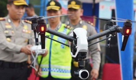 Polda Jateng Bakal Gunakan Drone untuk Tilang Pengendara