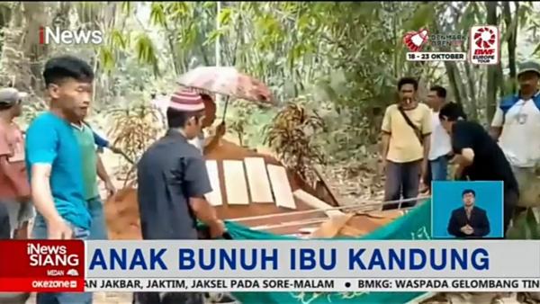 Video Penangkapan Anak Membunuh Ibunya di Lampung