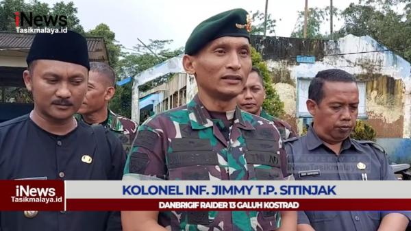 VIDEO: Brigif 13 Galuh Kostrad akan Bantu Renovasi Bangunan SDN Sinagar yang Rusak, Target Sebulan