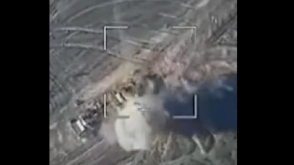 Drone Kamikaze Rusia Hancurkan Konvoi Kendaraan Pengangkut Senjata Bantuan AS