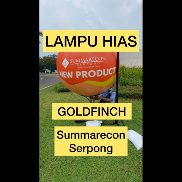 Lampu Hias Baru Menghiasi Kawasan Kuliner Goldfinch Summarecon Serpong