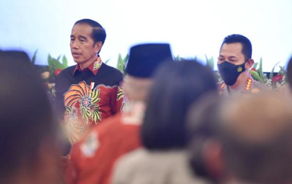 Seluruh Pejabat Polri dipanggil ke Istana, Begini Pesan Presiden Jokowi Kepada Polri