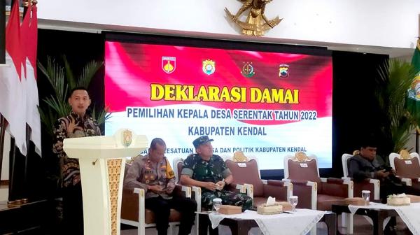 Ketua DPRD Kendal Berharap Deklarasi Pilkades Damai Cegah Konflik di Masyarakat