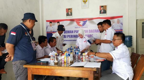 Tahapan Awal Pemilu Verfak di 9 Parpol, DPD Perindo Bima Apresiasi Kinerja KPU dan Bawaslu
