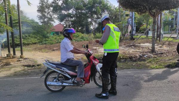 Operasi Zebra, Satlantas Polres Bangka Barat Catat 319 Pelanggaran Lalulintas