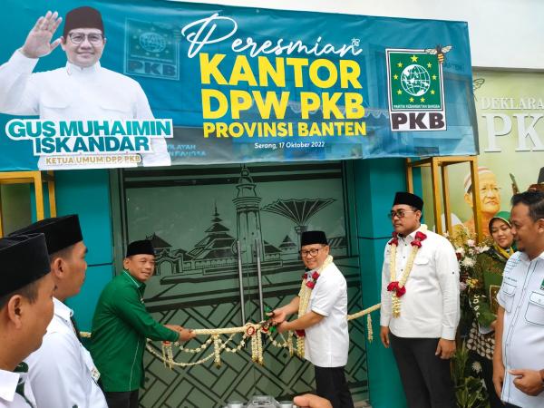 Cak Imin Meresmikan Kantor DPW PKB Banten: Optimis PKB Banten Cetak Sejarah Baru 2024