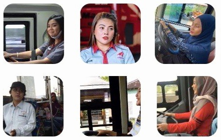 8 Sopir Bus Berparas Cantik yang Handal Menaklukan Jalan, Intip yang Mana Idolamu?