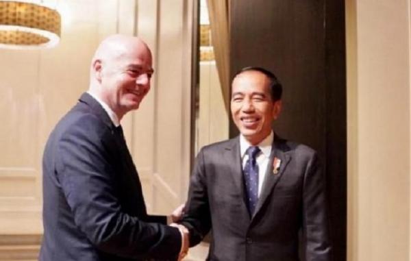Berada di Jakarta Presiden FIFA Dijadwalkan Bertemu Jokowi