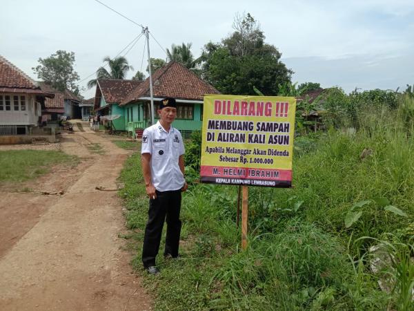 Berani Buang Sampah di Sungai Kali Asun, Kepala Kampung Lembasung: Siap-siap Bakal Didenda Rp1 Juta