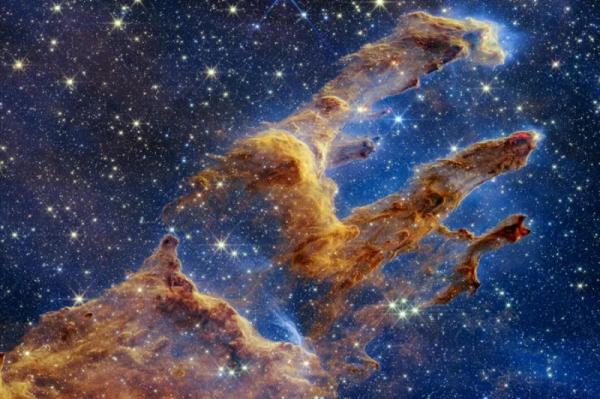 Menakjubkan, Teleskop Webb NASA Abadikan Wujud Pillars of Creation di Luar Angkasa