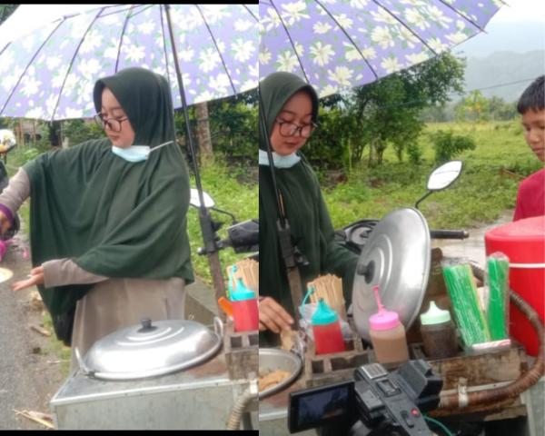 Viral ! Kisah Wanita Cantik Jualan Pentol Keliling Kampung, Bisa Raup Untung Rp3 Juta
