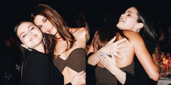 Netizen Heboh, Selena Gomez dan Hailey Bieber Hadiri Acara dan Foto Bareng