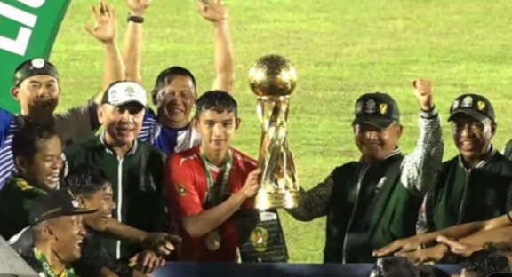 Tim Jabar 1 Perwakilan Kodam III/Siliwangi Juara Piala Kasad Liga Santri PSSI 2022