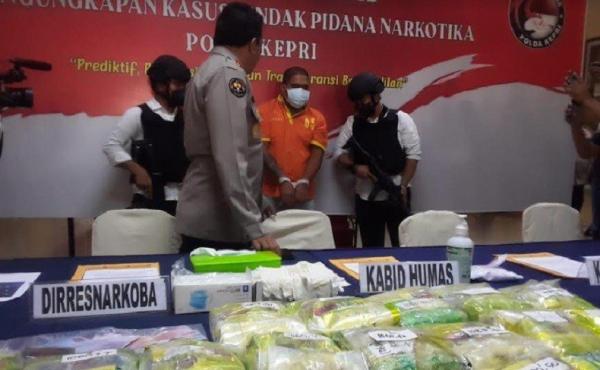 Polisi Gagalkan Penyelundupan Sabu 266 Kg Asal Malaysia 