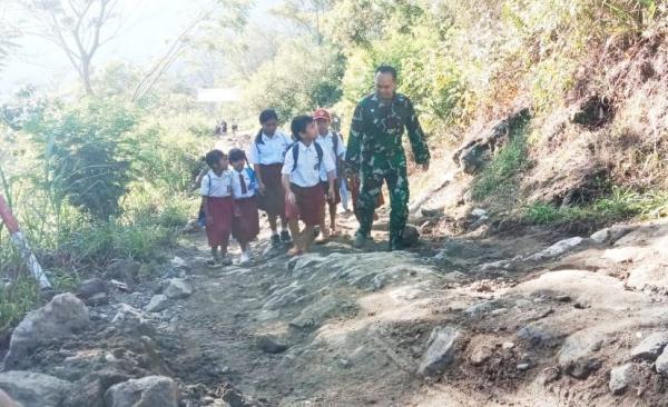 Tak Hanya Infrastruktur, TMMD ke 115 di Tana Toraja juga Membangun Semangat dan Mental Anak Bangsa