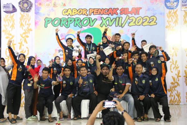 Boyong 12 Medali, Cabor Silat Luwu Juara Umum Porprov XVII 2022