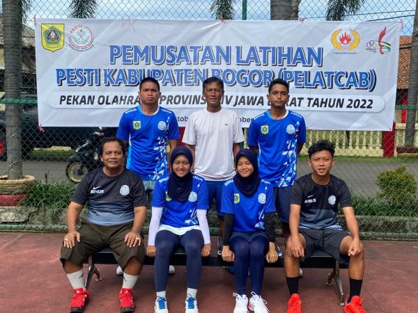 Skuad Soft Tenis Kabupaten Bogor Siap Ukir Sejarah di Ajang Porprov Jabar 2022