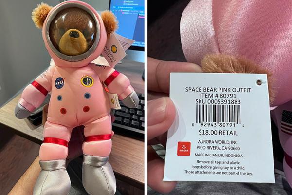Keren! Boneka Astronot Suvenir Museum NASA Ternyata Buatan Cianjur