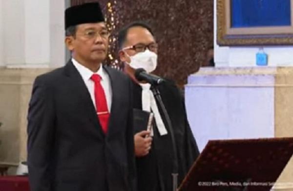 Johanis Tanak Resmi Dilantik Jadi Wakil Ketua KPK Gantikan Lili Pintauli