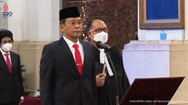 Presiden Jokowi Resmi Lantik Johanis Tanak Jadi Wakil Ketua KPK