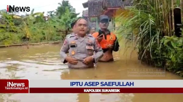 VIDEO: 650 KK Terdampak Banjir di Sukaresik Tasikmalaya, Ketinggian Air Lebih dari Satu Meter