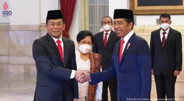Presiden Jokowi Lantik Putra Toraja Johanis Tanak sebagai Wakil Ketua KPK