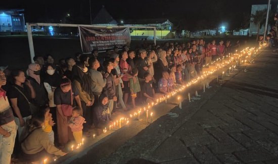 Seribu Lilin untuk Tragedi Kapal Cantika Expres 77