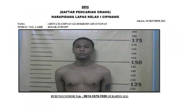 Pakai Sarung, Bandar Narkoba Asal Bogor Kabur dari Lapas Cipinang