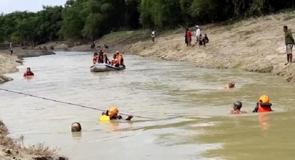 Tim SAR Cari Bocah Tenggelam di Sungai Lusi Grobogan