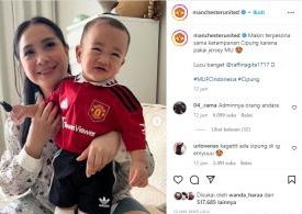 Foto Rayyanza Mejeng di Akun Instagram Manchester United, Netizen: Adminnya Orang Andara