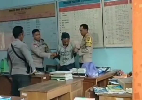 Pencuri Tertidur di Ruang Guru SD di Blora Diciduk Polisi, Netizen : Bodohnya Kebangetan