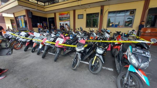 Daftar 43 Sepeda Motor Curian yang Diamankan Polres Tasikmalaya Kota, Cek di Sini