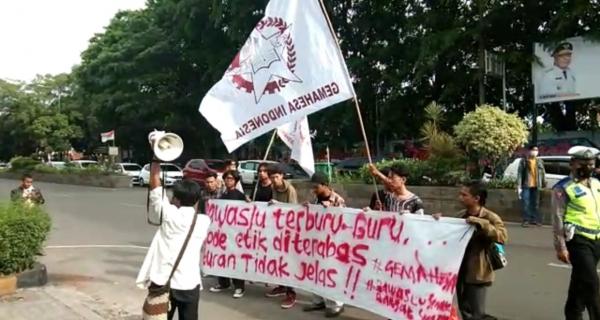 Kekisruhan Seleksi Panwaslu Kecamatan, Gemahesa Indonesia Gelar Unjuk Rasa di Bawaslu Banten