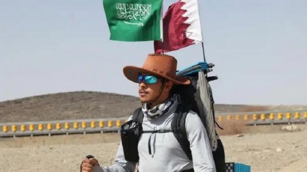 Pria Ini Jalan Kaki ke Qatar Selama 55 Hari Demi Dukung Timnas Arab Saudi di Piala Dunia 2022