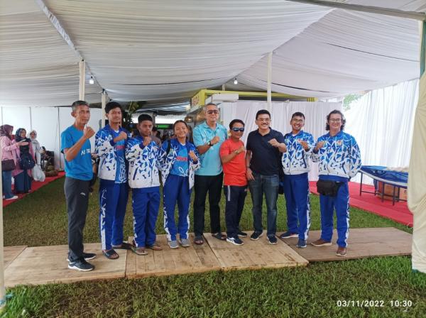 Kunjungi Atlet di Porprov Jabar, Ini Pesan Sekda Kota Cirebon