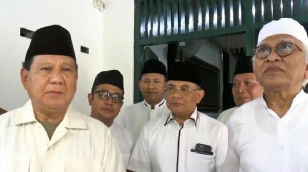 Prabowo Subianto Temui Gus Mus di Rembang, Dititipi Pesan Ini