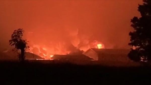 Pabrik Rokok Gudang Garam Kediri di Lahap Si Jago Merah, Terdengar 3 Kali Ledakan