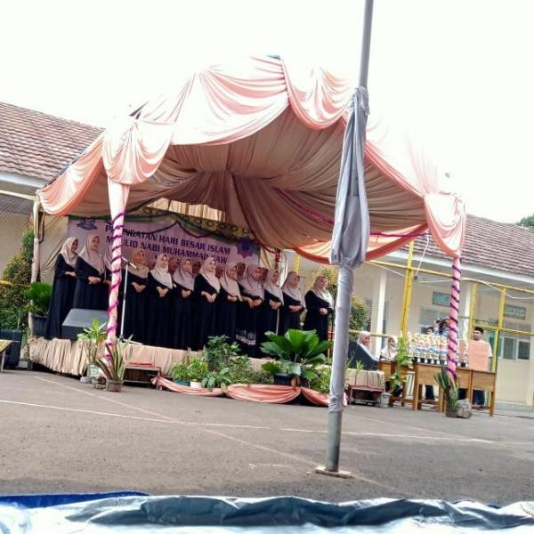 Meriahnya Perayaan Maulid Nabi Muhammad S.A.W di SMA Negeri 1 Ciomas