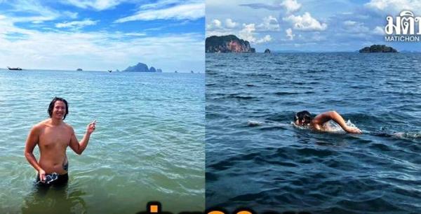 Sukses Pecahkan Rekor Berenang Selama 6 Jam, Pemuda di Thailand Ini Dijuluki Putra Duyung