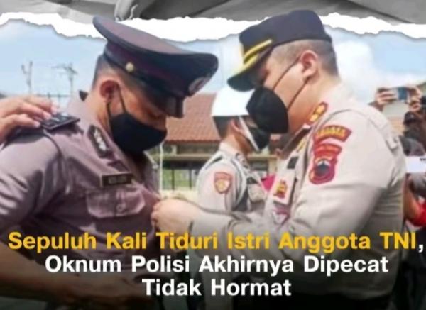 Perselingkuhan Aipda AL Dan Istri Anggota TNI  Viral di Media Sosial