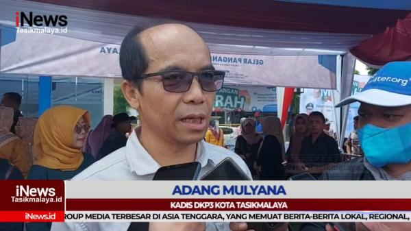 VIDEO: Gelar Pangan Murah DKP3 Bersama BI dan P3DW Kantor Samsat Kota Tasikmalaya Diserbu Warga