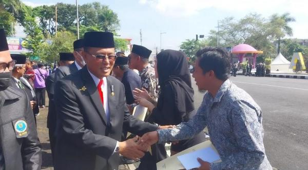 Peringati Hari Pahlawan, Bupati Ciamis Herdiat: Lanjutkan Perjuangan Para Pahlawan dengan Prestasi