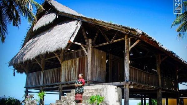 Inilah Rumah Adat Tradisional Suku Sikka Di NTT Lepo Gete yang Dulunya Istana Kerajaan