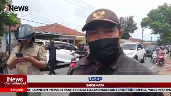 VIDEO: Tabrakan Honda Beat dengan Truk di Jalan Ciamis-Banjar, Pengendara Motor Tewas di Tempat
