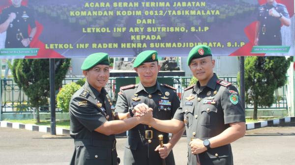 Dandim 0612 Tasikmalaya Kini Dijabat Letkol Inf Raden Henra Sukamadjidibrata